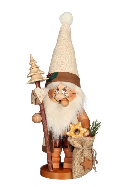Räuchermännchen Wichtel Weihnachtsmann mit Stab, 39 cm von Christian Ulbricht