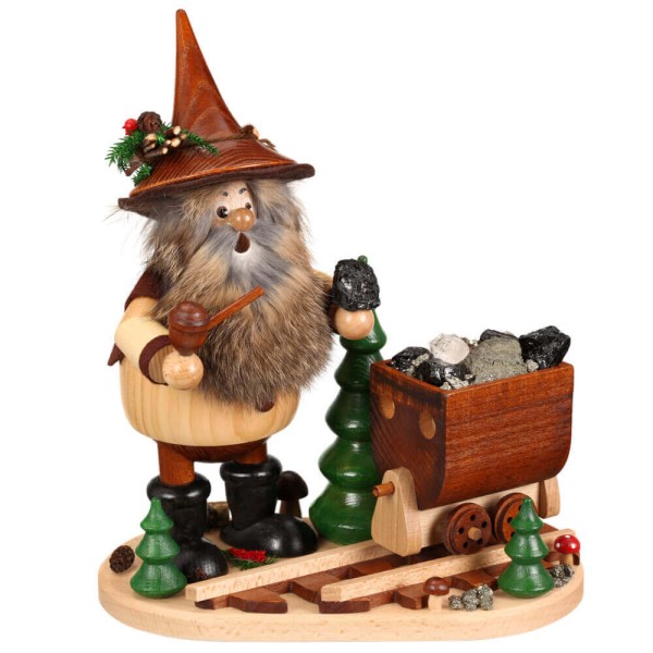 Räuchermännchen Wichtel Huntsläufer, 26 cm von DWU Drechselwerkstatt Uhlig