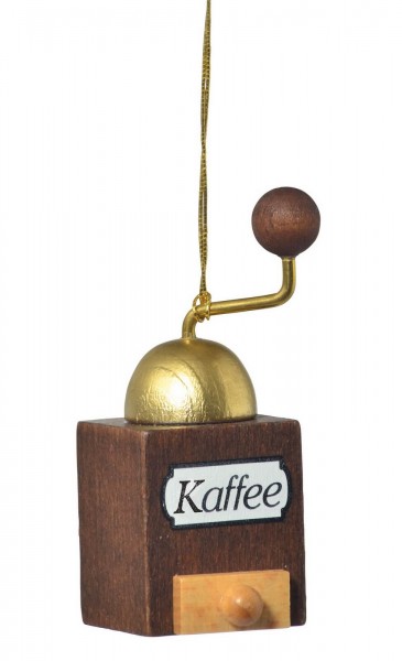 KWO Christbaumschmuck Kaffeemühle zum Hängen für den Weihnachtsbaum