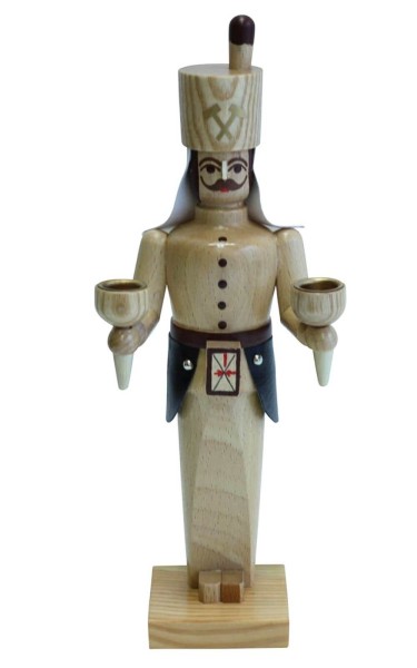 Bergmann für Wachskerzen, 26 cm, natur von SEIFFEN.COM