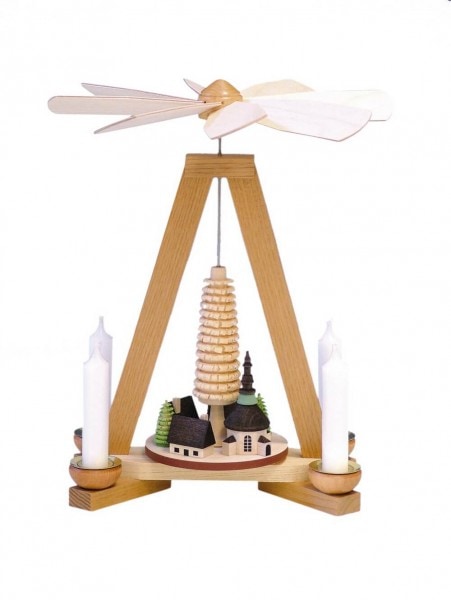 Knuth Neuber, Weihnachtspyramide Seiffener Dorf 