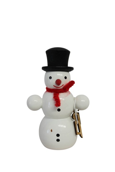 Miniatur Schneemann mit Schlittschuhen, 6 cm von SEIFFEN.COM