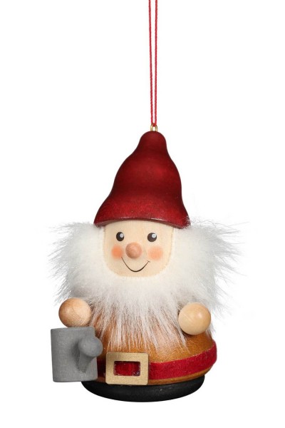 Christmas tree decorations & Ornaments Gnome with Watering Can, 8 cm by Christian Ulbricht Seiffen / Ore Mountains