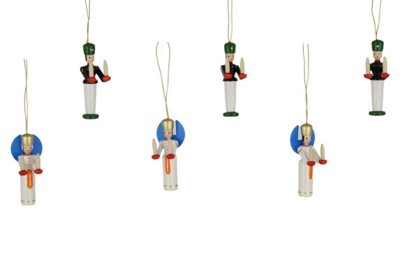 Christbaumschmuck Engel und Bergmann, 3 Paare von Knuth Neuber