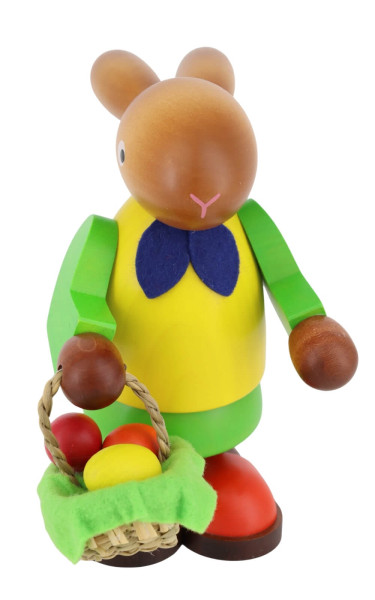 Osterhase - Hasenfrau mit Eierkorb, 17 cm von Christian Ulbricht_1