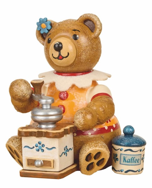Teddy - mini - Kaffeetante, 7cm von Hubrig Volkskunst, Made in Germany