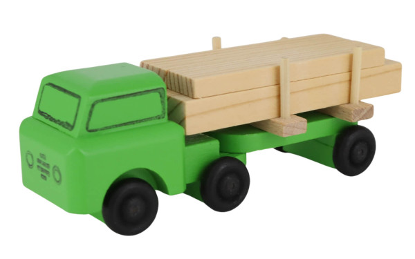 Holzspielzeug LKW Schnittholz, farbig, 8 cm von Robbi Weber_2