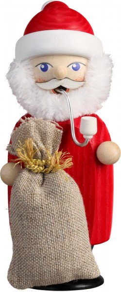 Räuchermann Weihnachtsmann, 14 cm von Seiffener Volkskunst eG