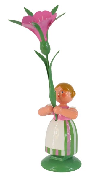 Blumenmädchen mit Winde, 12 cm von HODREWA Legler