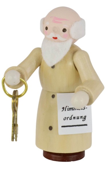 Miniature St. Peter, 6 cm, natural by Romy Thiel