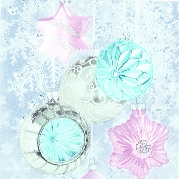 Christmas napkins Soft Baubles by Home Fashion®