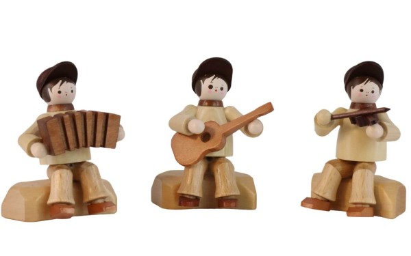 Miniaturen Lustige Musikanten, 3 teiliges Set von Romy Thiel