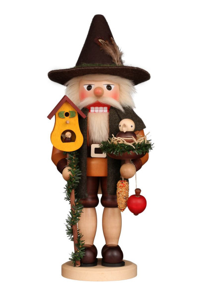 Premium Nussknacker Vogelfreund, natur, 45 cm von Christian Ulbricht, Made in Germany