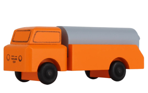 Wooden toy garbage truck, colored by Robbi Weber_1