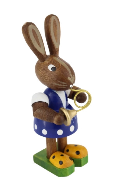 Easter Bunny - Girl with French horn by Figurenland Uhlig GmbH_2