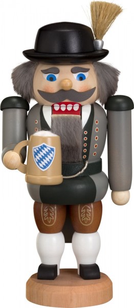 Nutcracker Bavarian, 21 cm, coloured by Seiffener Volkskunst eG