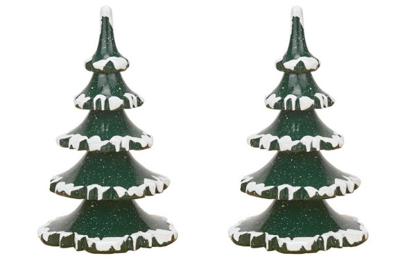 Winterkinder 2er Set Winterbaum, 10 cm von Hubrig Volkskunst