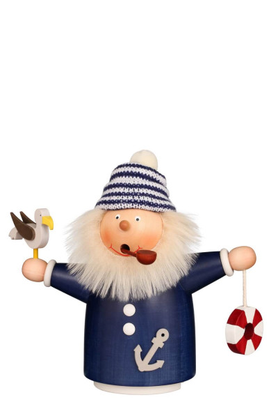 Räuchermännchen Borzel Matrose, 20 cm von Christian Ulbricht, Made in Germany