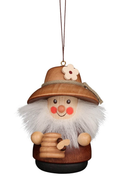Christbaumschmuck Wackelmännchen Imker, natur von Christian Ulbricht