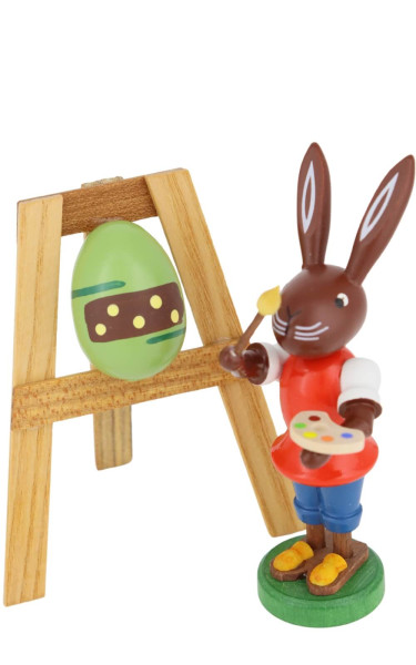 Osterhase mit Staffelei, 9 cm von Thomas Preißler_1