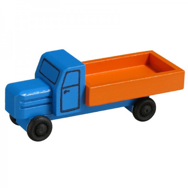 Wooden Car truck, 7,5 cm, Spielalter ab 3 Jahre, Robbi Weber Seiffen/ Erzgebirge