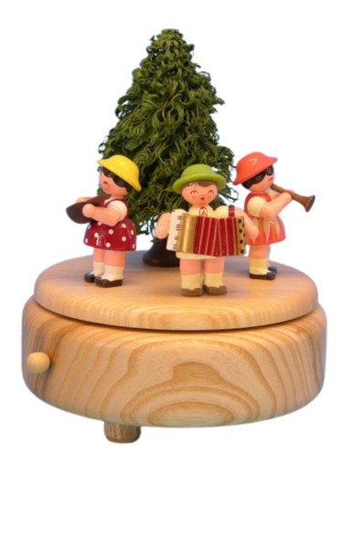 Music box with instrument children, nature by Figurenland Uhlig GmbH