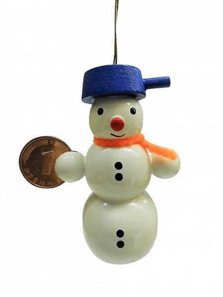 Schneemann mit Tiegel und Centstück von SEIFFEN.COM