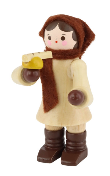 Mutter mit Bratwurst, 6 cm, natur von Romy Thiel_1