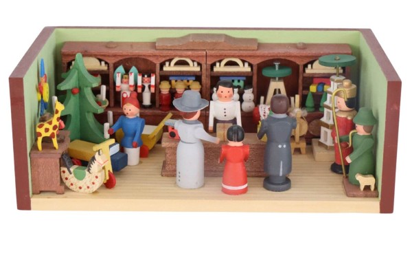 Miniature room toy store by Gunter Flath