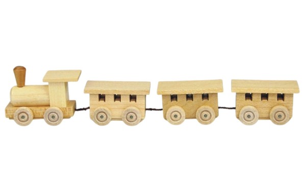 Miniature wooden railway, natural by Stephan Kaden