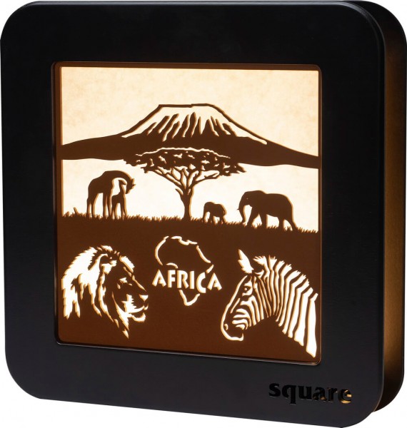 Weigla LED Standbild Square Africa, 29 cm_Bild1