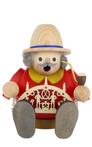 Smoking Man - Round Smoking Man with Schwibbogen by Richard Glässer_1