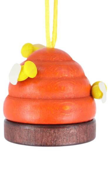 Bienenkorb mit Bienen zum Hängen von Nestler-Seiffen