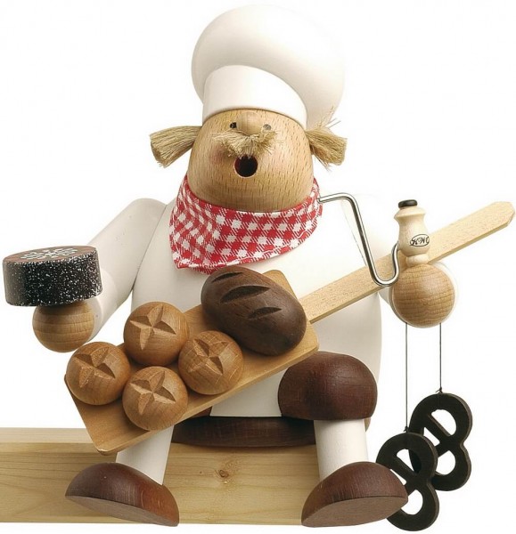 Smoking man edge stool baker, 16 cm from KWO