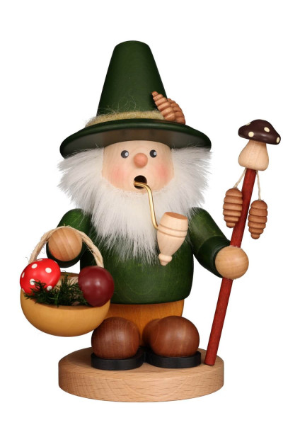 German Incense Smoker Forest Ranger, 6.7 in (17 cm) by Christian Ulbricht, Handmade in Germany