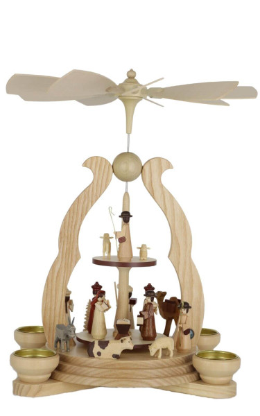 Bogenpyramide Heilige Geschichte natur, 34 cm von Müller Kleinkunst_1