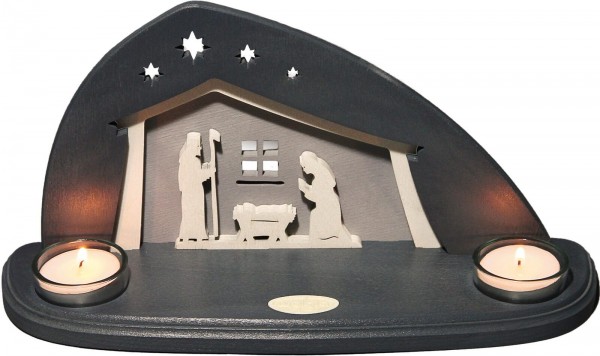 Kerzenhalter für Teelichte Bethlehem, 29 cm von Weigla