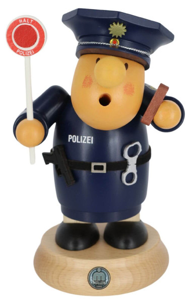 Räuchermännchen Müllerchen® Polizist, 16 cm von Müller Kleinkunst_1