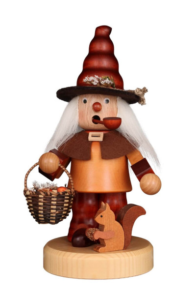 Räuchermännchen Kräuterweibl, natur, 22 cm von Christian Ulbricht, Made in Germany