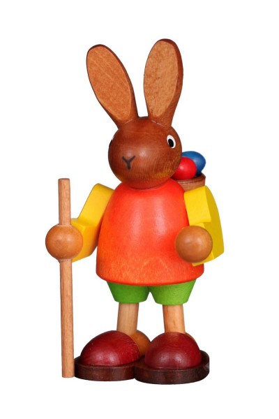 Osterhase mit Buckelkorb, 9 cm von Christian Ulbricht