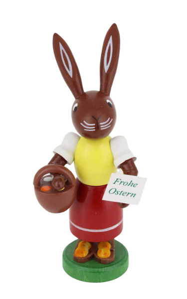 Osterhase mit Handkorb, 9 cm von Thomas Preißler_3