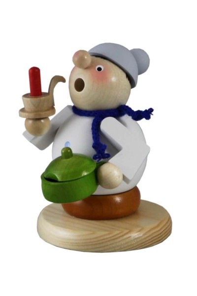 Räuchermännchen Schlafmütze Opa mit Kerze, 11 cm von Ralf Zenker