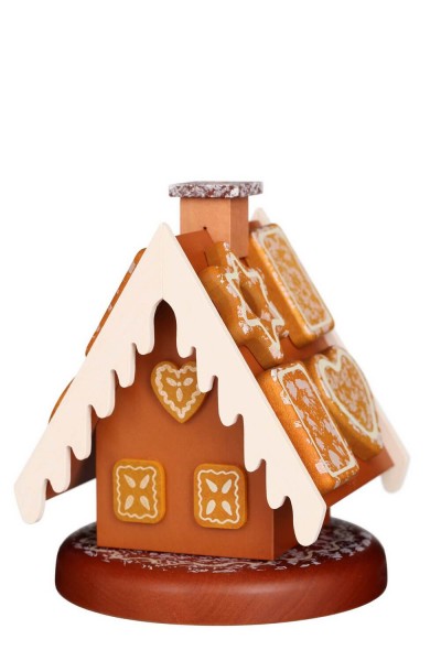 Räucherhaus &amp; Räuchermännchen Lebkuchenhaus, 13 cm, Christian Ulbricht GmbH &amp; Co KG Seiffen/ Erzgebirge