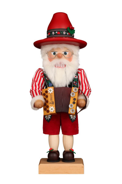 Premium Nussknacker Bayer mit Ziehharmonika, 49 cm von Christian Ulbricht, Made in Germany