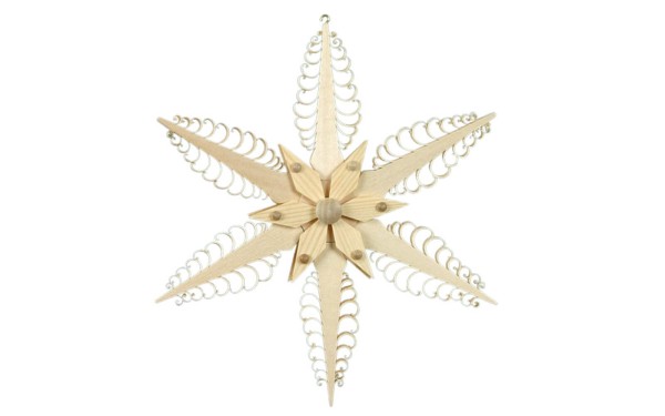 Fensterschmuck Holzstern, Durchmesser 19 cm von Martina Rudolph