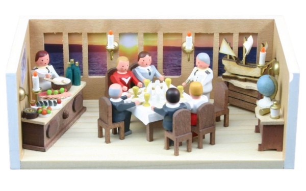Miniaturstübchen Captain´s Dinner von Gunter Flath