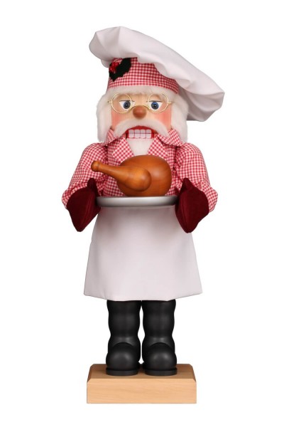 Christian Ulbricht Nussknacker Weihnachtsmann Küchenchef, 46 cm