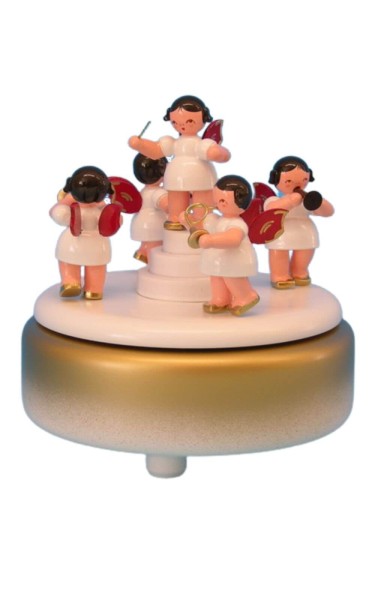Music box with 5 Christmas angels by Figurenland Uhlig GmbH