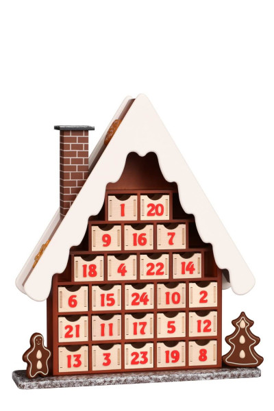 Räucherhaus Adventskalender, 46 cm von Christian Ulbricht