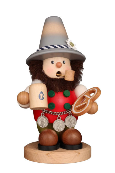 Räuchermännchen Bayer, 17 cm von Christian Ulbricht, Made in Germany